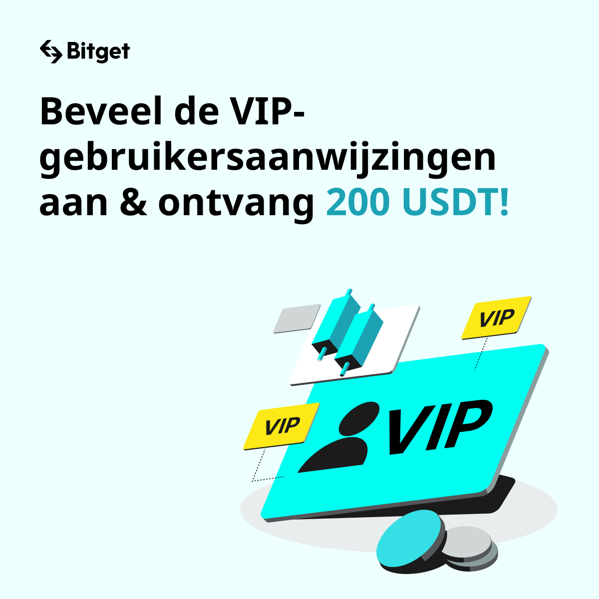🔥Beveel de #VIP-gebruikersaanwijzingen aan &amp; ontvang 200 #USDT

Geef een geldige aanwijzing met contactgegevens en leg met succes contact.Elke beloning is 10 USDT waard, zonder bovengrens! 

✍️Vul het formulier in：forms.gle/TLFjCPLVWgFGxR…

🔗bitget.com/nl/support/art…
#SQUID2 #BTC