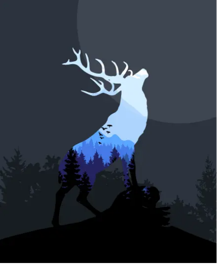 magipikcom's tweet image. What do you think about this wilderness silhouettes 🐯
See more -&amp;gt; bit.ly/3rmCuUt 

#GraphicDesignTutorial #IllustratorTutorial #IllustratorHack #GraphicDesignTrend #DesignTrend #GraphicDesignDaily