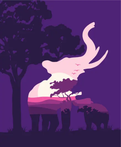 magipikcom's tweet image. What do you think about this wilderness silhouettes 🐯
See more -&amp;gt; bit.ly/3rmCuUt 

#GraphicDesignTutorial #IllustratorTutorial #IllustratorHack #GraphicDesignTrend #DesignTrend #GraphicDesignDaily