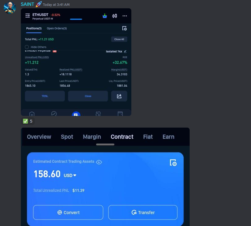 🚀One day in with <a href="/I__Am__Saint__/">§λ¡И†</a> and we're already soaring 58% higher! 🌟Watching his journey over the past few months has been a joy! 🎁Don't miss our ongoing giveaway - it's simple to join! Just RETWEET &amp; LIKE this, then TAG 3 friends. 💰Two winners get $50 each!
