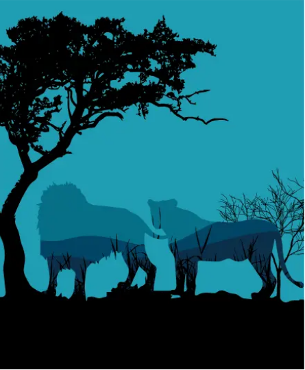 magipikcom's tweet image. What do you think about this wilderness silhouettes 🐯
See more -&amp;gt; bit.ly/3rmCuUt 

#GraphicDesignTutorial #IllustratorTutorial #IllustratorHack #GraphicDesignTrend #DesignTrend #GraphicDesignDaily