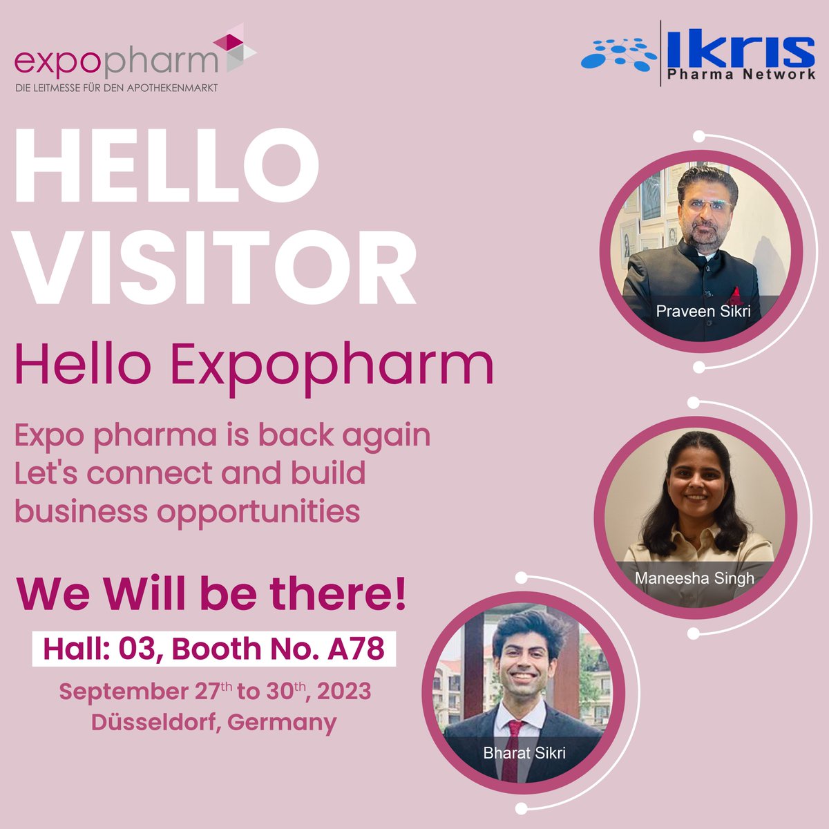 See you all again at Expo Pharm 2023, at Dusseldorf.

#expopharm #expo2023 #pharmaceutical #healthcareproducts #Medical #Pharmacy #pharma23 #Tweet #TwitterNatureCommunity #HealthForAll #HealthTech