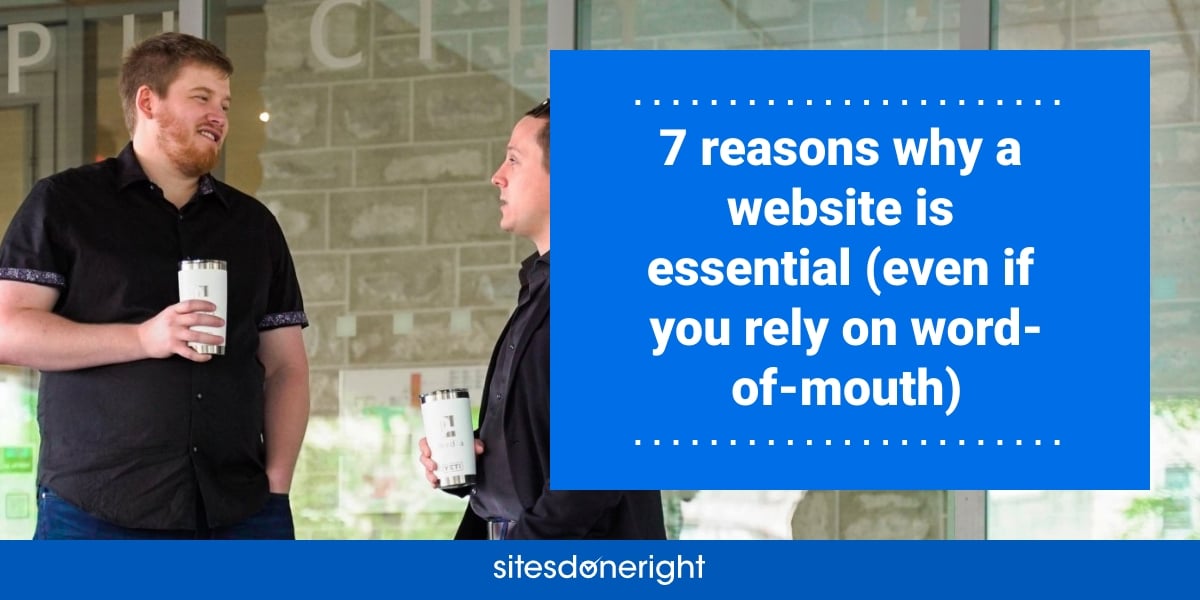 🌟 Don't underestimate the power of a quality website! Here are 7 killer reasons why you need one, even if you rely on word-of-mouth. #websitedesign #onlinemarketing

bit.ly/3rr0eXd