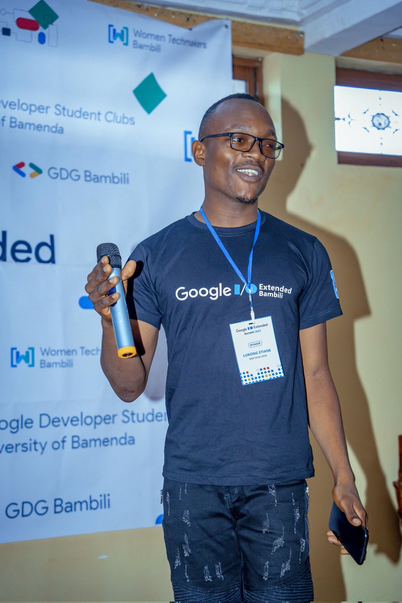 gdg_bambili's tweet photo. Become a better developer with @LukongEtiane in "leveraging your skills with AI".

#GoogleIOExtendedBambili #GoolgeIOExtended #GoogleIO #GDGBambili #GDSCUBa https://t.co/ze5ncbNXGH