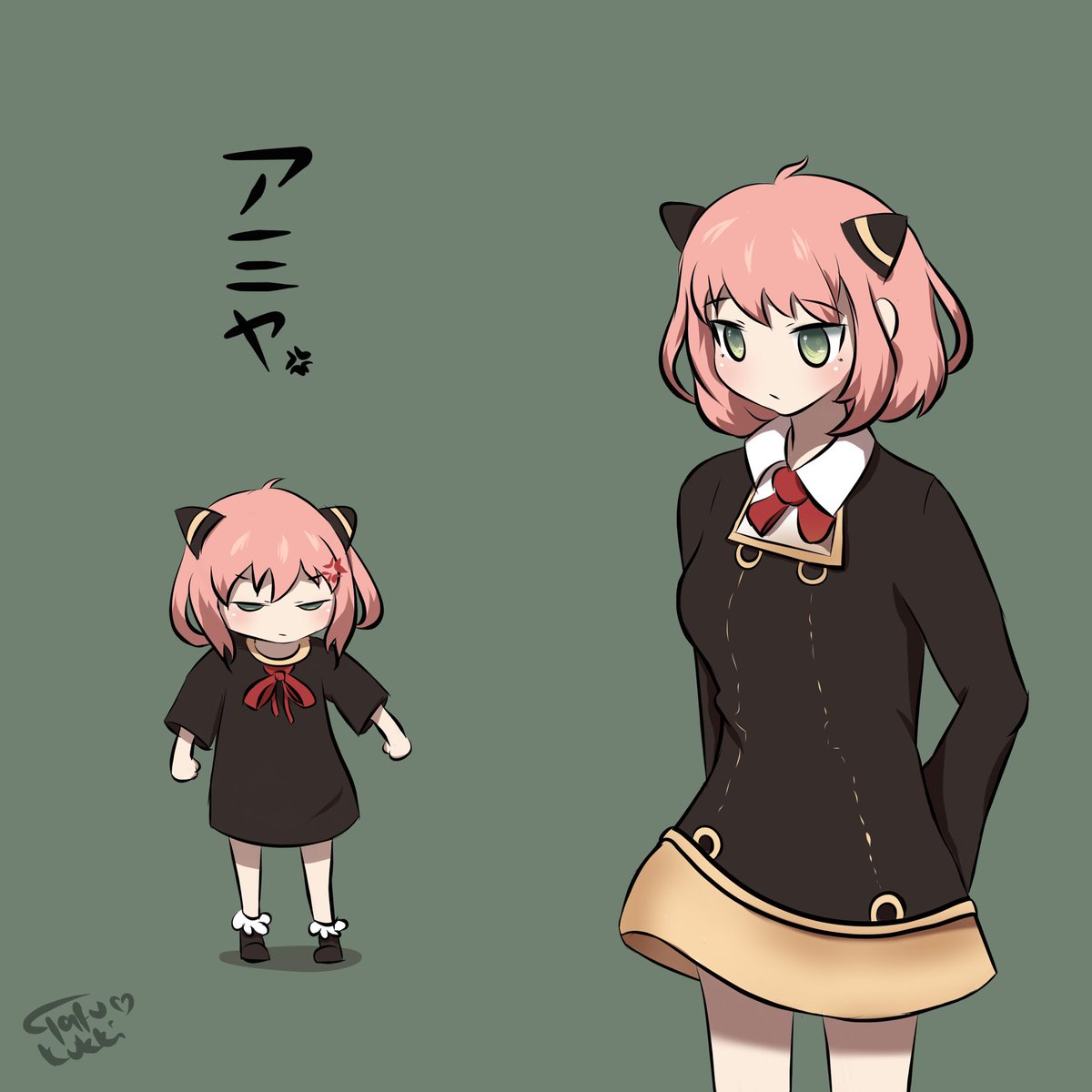 Anya #anya #Barbieillustration #illust #illustgram #drawing #chibi #art #artist #digitalart #artofinstagram #anime #clipstudiopaint #アート #イラスト #그림 #일러스트 #イラストグラム #イラストレーション #アニメ #可愛い #絵 #huiontablet #kawaii #SPYxFamily