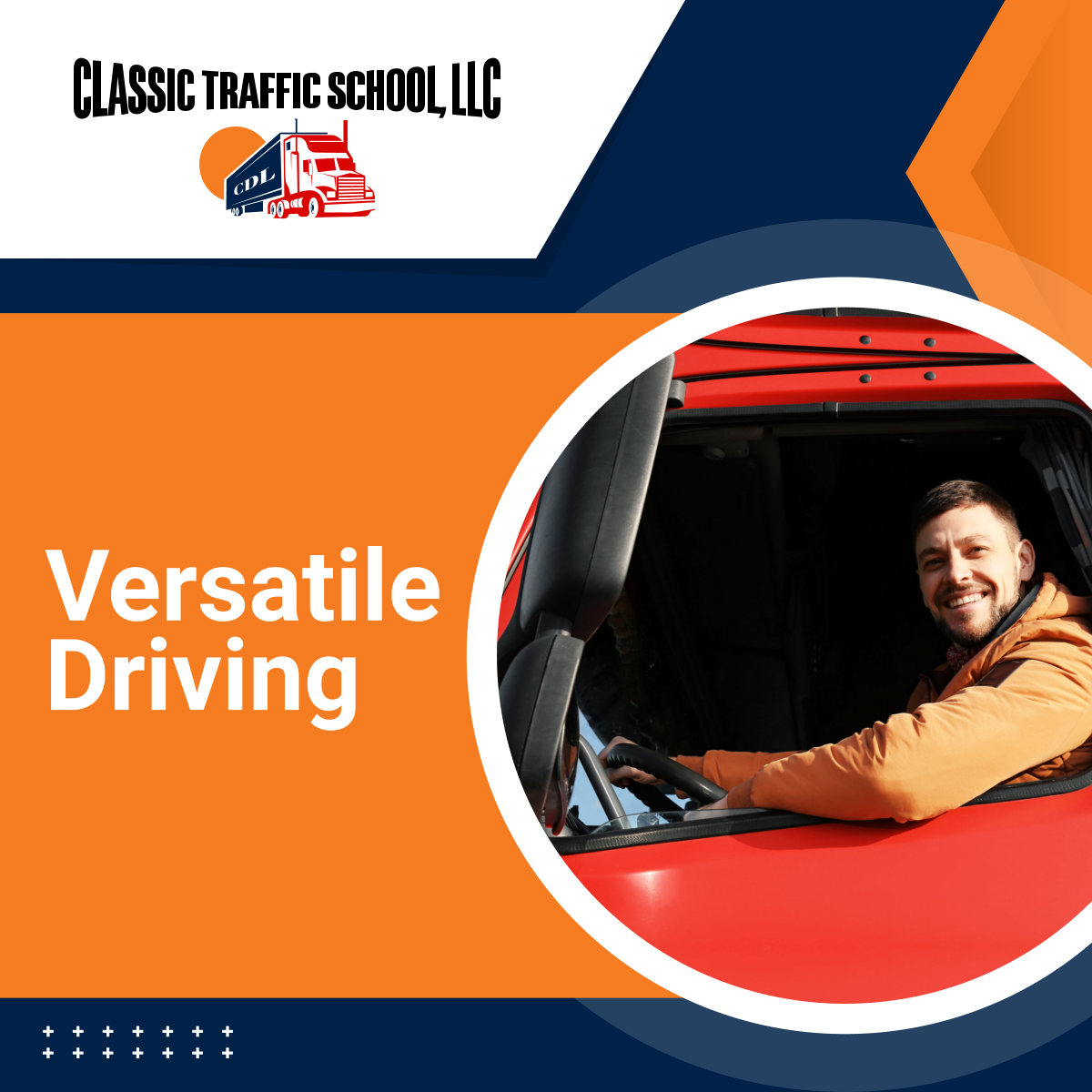classctfcschllc's tweet image. At Classic Traffic School LLC, we teach students book knowledge and practical knowledge they need to become the best commercial drivers. Our comprehensive curriculum will teach them all the rules of the road, so they can drive safely.

#TrainingPrograms #VersatileDriving