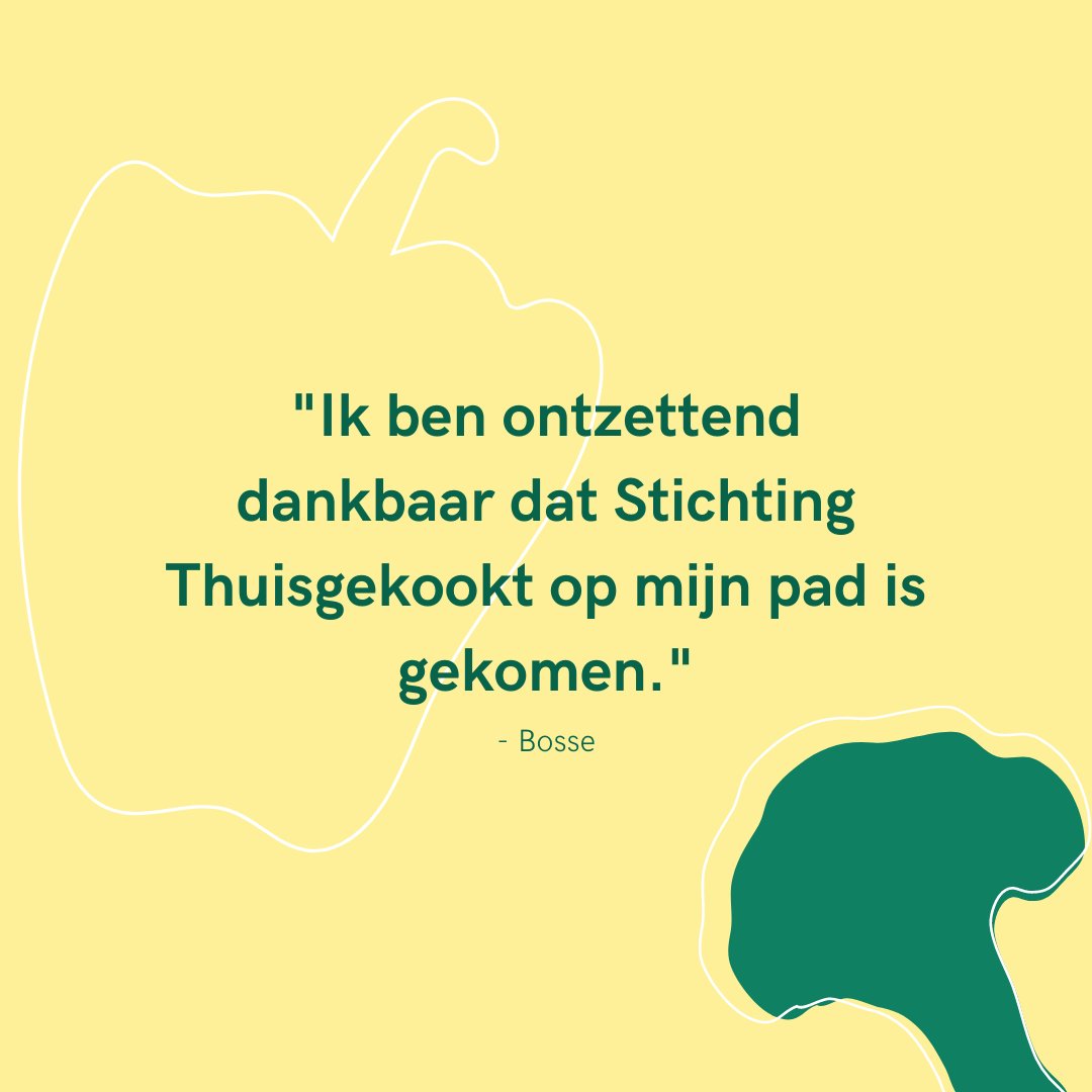 Stichting Thuisgekookt (@thuisgekookt) on Twitter photo "๐๐ฉ๐๐๐๐ฉ๐๐ฃ๐ ๐๐๐ช๐๐จ๐๐๐ ๐ค๐ค๐ ๐ฉ ๐ซ๐๐ง๐๐ฃ๐๐๐ง๐๐ ๐ข๐๐๐ฃ ๐ก๐๐ซ๐๐ฃ." Wauw! Wat een bijzonder verhaal van maaltijdontvanger Bosse ๐. Zo gaat een match veel verder dan alleen het delen van eten. Lees snel verder: thuisgekookt.nl/deelverhalen/bโฆ #thuisgekookt "๐๐ฉ๐๐๐๐ฉ๐๐ฃ๐ ๐๐๐ช๐๐จ๐๐๐ ๐ค๐ค๐ ๐ฉ ๐ซ๐๐ง๐๐ฃ๐๐๐ง๐๐ ๐ข๐๐๐ฃ ๐ก๐๐ซ๐๐ฃ." Wauw! Wat een bijzonder verhaal van maaltijdontvanger Bosse ๐. Zo gaat een match veel verder dan alleen het delen van eten. Lees snel verder: thuisgekookt.nl/deelverhalen/bโฆ #thuisgekookt