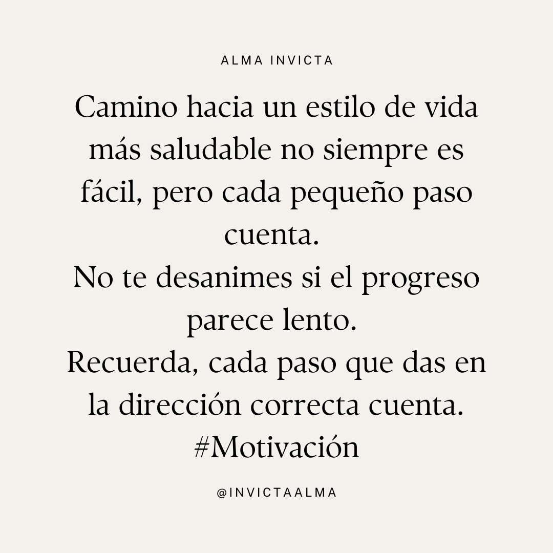 invictaalma's tweet photo. Lunes #Motivacion  camino hacia un estilo de vida más saludable no siempre es fácil, pero cada pequeño paso cuenta. No te desanimes si el progreso parece lento. 
Recuerda, cada paso que das en la dirección correcta cuenta. https://t.co/3RHnE8dQA5