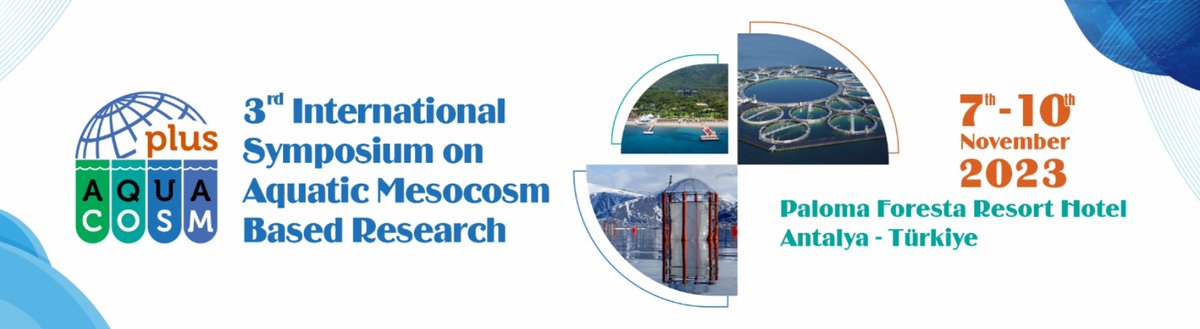 The 3rd International Symposium on Aquatic Mesocosm Research is open for registration!

This is THE meeting that brings together both the marine and freshwater experimental ecosystems! 

When: 7-10 Nov 2023
Where: Antalya Türkiye 

More info: meetinghand.com/e/aquacosm/