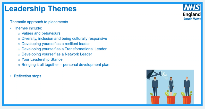 carrie_biddle's tweet photo. @Andrea_Morgan2 @LucyDuncombe2 sharing our @NHSHEE_SWest leadership placement offer which is #coproduced with the students to meet their learning objectives #SWLeadershipPlacements https://t.co/SCo8gmxDGC