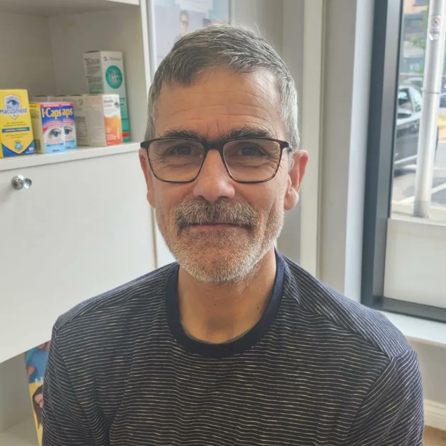 JulianDaviesOpt's tweet photo. John recently collected his new #bifocals from our #Llanedeyrn practice and we think they look great! He opted for a lightweight @StepperUK frame and wisely added an anti reflection coating to reduce glare and give the most comfortable vision. #NewSpectacles https://t.co/dBkxZjQDL7