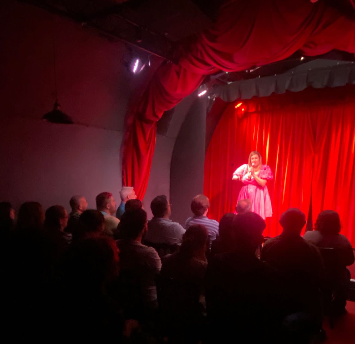 VixLeyton's tweet image. I love this job. Fringe Work in progress last night at @museumofcomedy - getting a bit close now (please buy tickets) dress is @asos Support from up &amp;amp; coming young man @watsoncomedian Go ahead and be the main character. #antihero (and big love to MW gems for supporting this ❤️)
