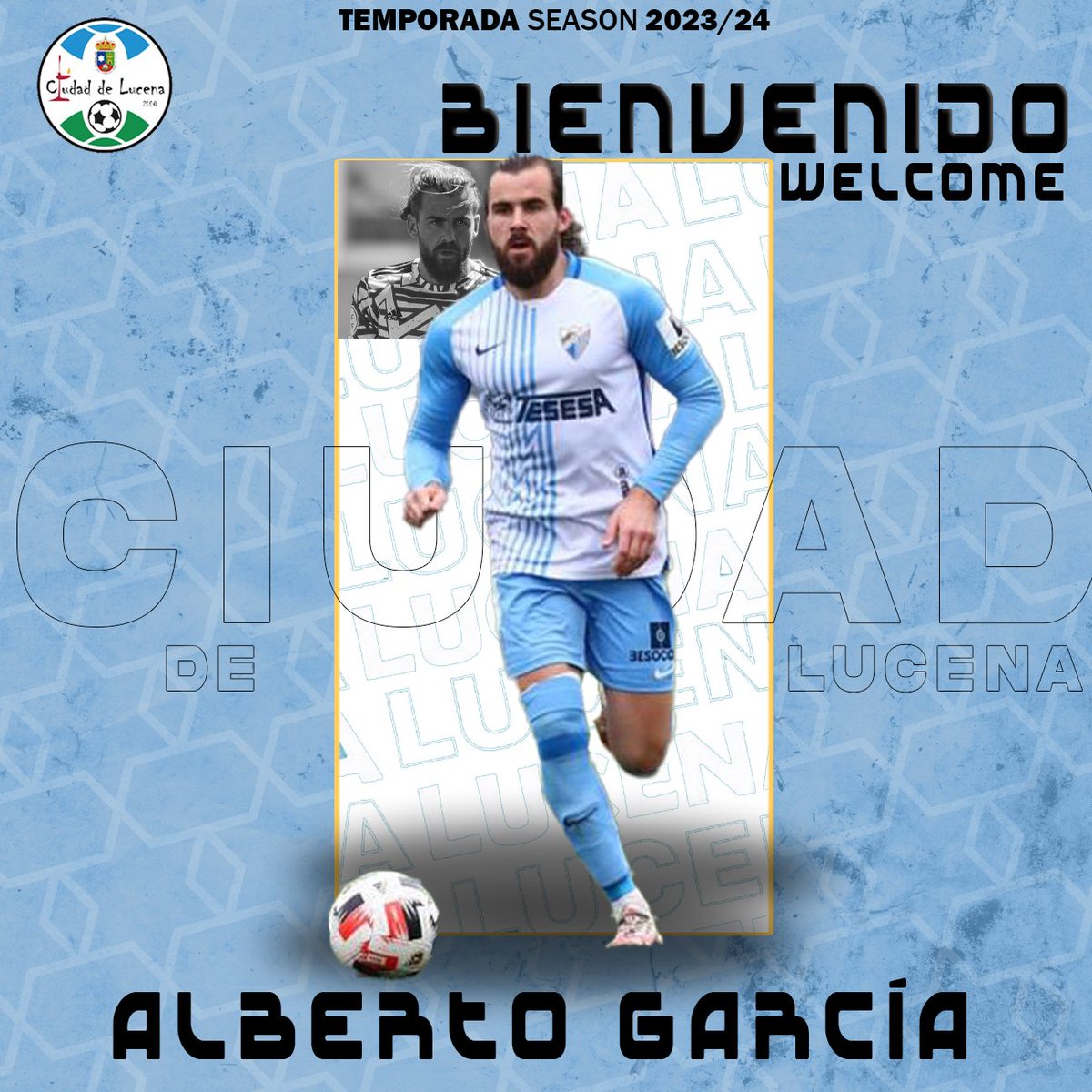 ✅ 𝙁𝙄𝘾𝙃𝘼𝙅𝙀 | Alberto García, el "𝗚𝗹𝗮𝗱𝗶𝗮𝘁𝗼𝗿" lucentino, vuelve a casa. 💙💪