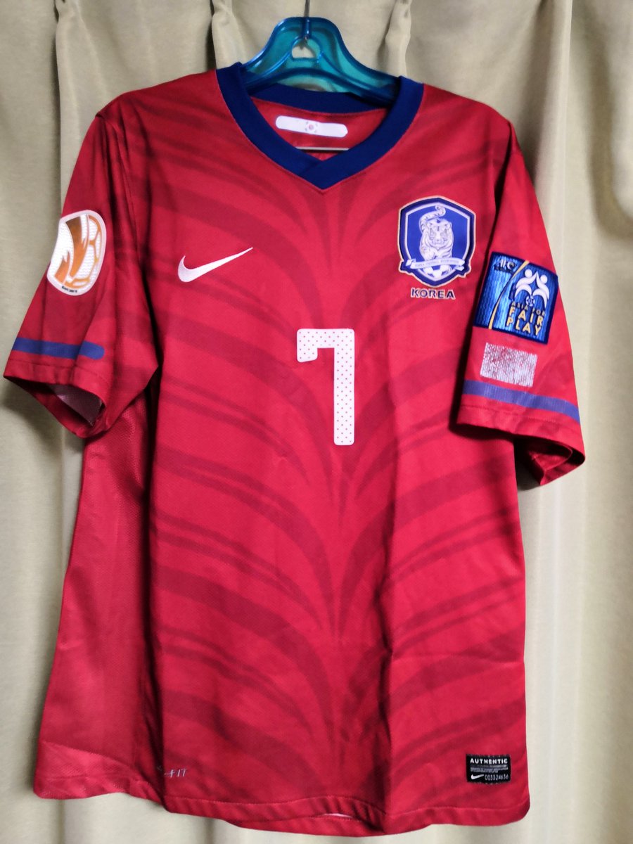 今年購入したユニフォーム128枚目 2010 韓国代表 (H) 朴智星