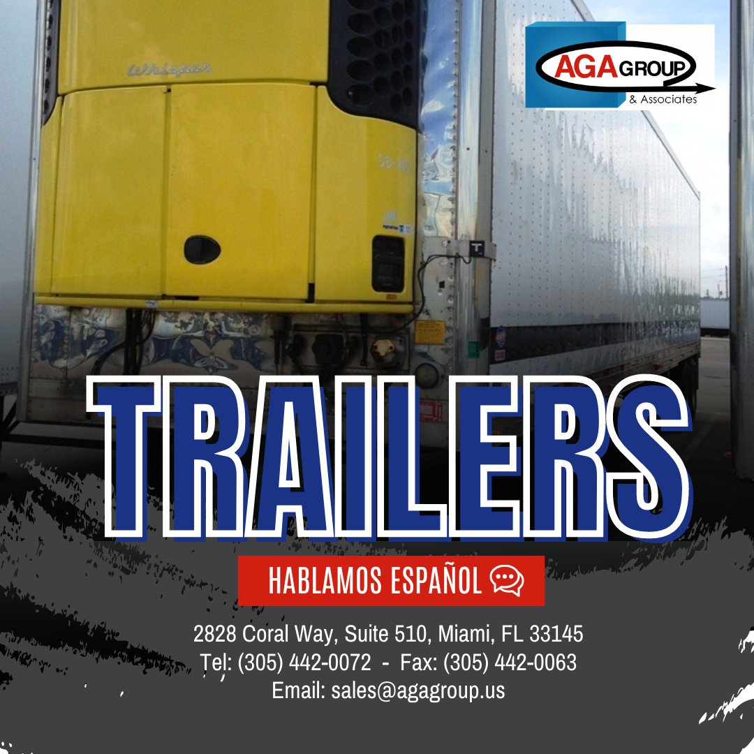 AGAgroupMiami's tweet photo. We've just stocked up with the latest inventory of trailers! Don't wait to get your hands on the best cargo-handling equipment around. #cargo #trailers #inventory #cargohandlingequipment #cargoequipmentproviders #providers #AGA #Miami #Florida #CargoHandlingInMiami https://t.co/IaKSa01ndW