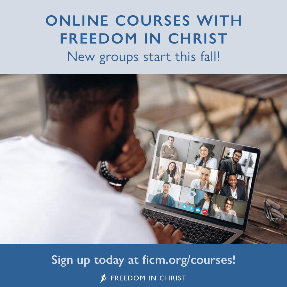 FICM_US's tweet photo. Do you want to connect with Jesus on a deeper level? Embrace your identity in Christ? Break free from sin patterns? Learn how to walk in freedom? Check out our online classes starting this fall: https://t.co/lGe0SPDFZ9 #freedominChrist #identity #discipleship #onlinecourses https://t.co/ieXvt4c1lq