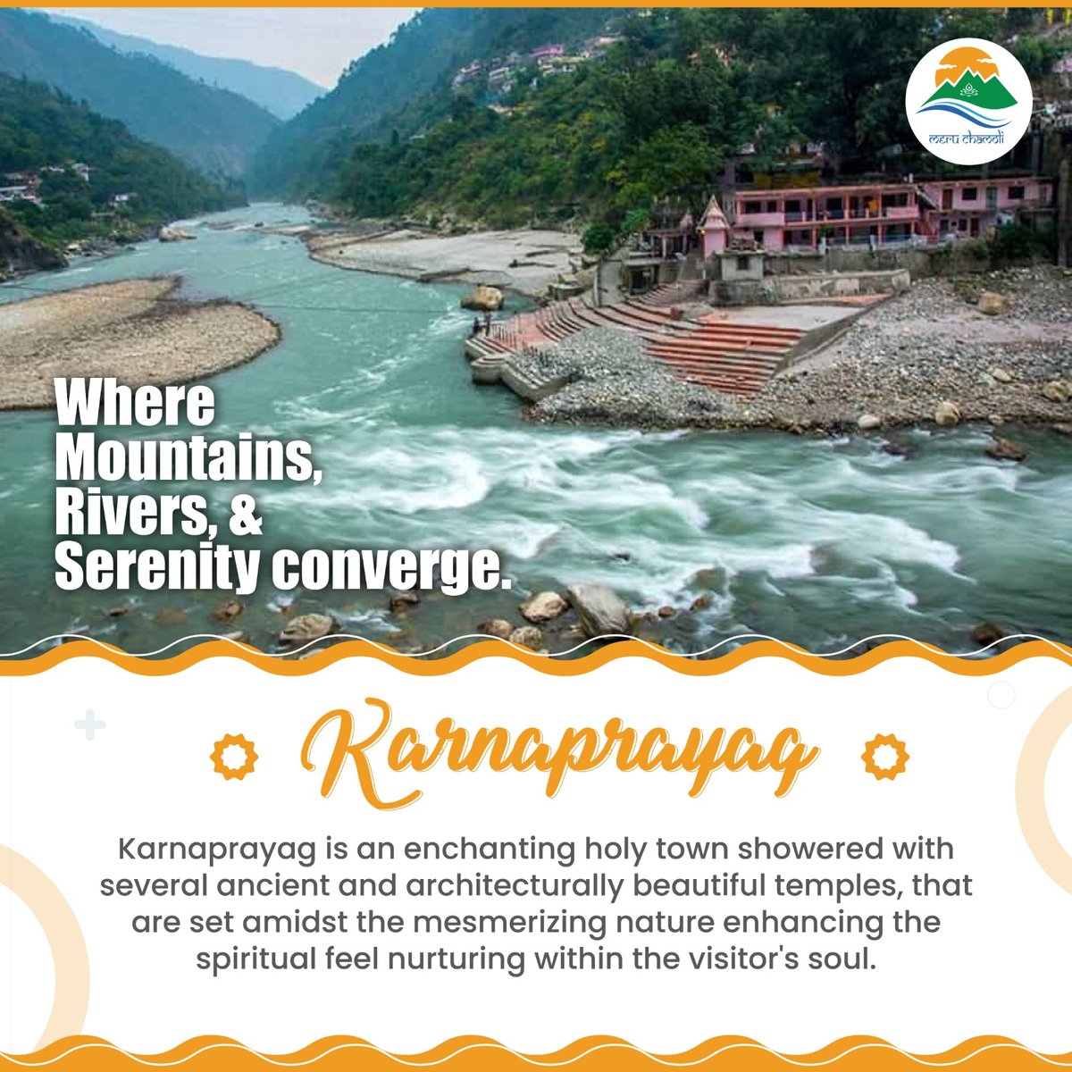 Karnaprayag: A Tapestry of Nature's Splendor and Spiritual Essence 🌄🙏

Karnaprayag is a town and municipal board in the Chamoli District in the Indian state of Uttarakhand. 

#Karnaprayag #Chamoli #NaturesSplendor #SpiritualEssence #TranquilAbode #DivineBlessings