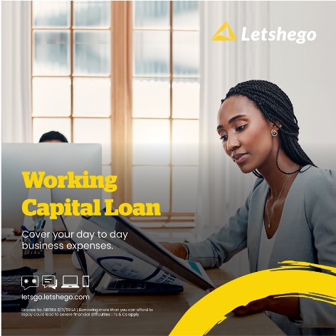 letshegobw's tweet photo. Do you need funds to keep your business afloat? Apply for a Working Capital Loan for quick financing solutions to meet your business needs.

Visit our offices or call us on +267 3643300  to enquire.

#LetsGoBW #LetsImproveLife #Finance https://t.co/gud9ebaxs6