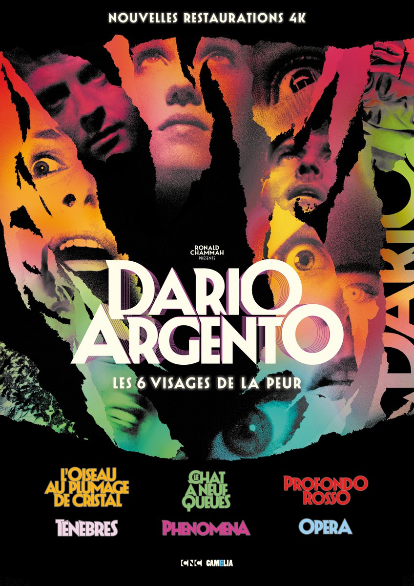 CameliaFilms's tweet photo. [CONCOURS] 🎁
À l'occasion de la sortie des versions restaurées de #DarioArgento au cinéma le 12 juillet, principalement au @ParisCinemaClub, tentez de gagner 3 affiches de la rétrospective !

🎲 Pour jouer : Rt + Like + Follow
🍀 Tirage au sort le 24 juillet https://t.co/qlnQSUuPqw