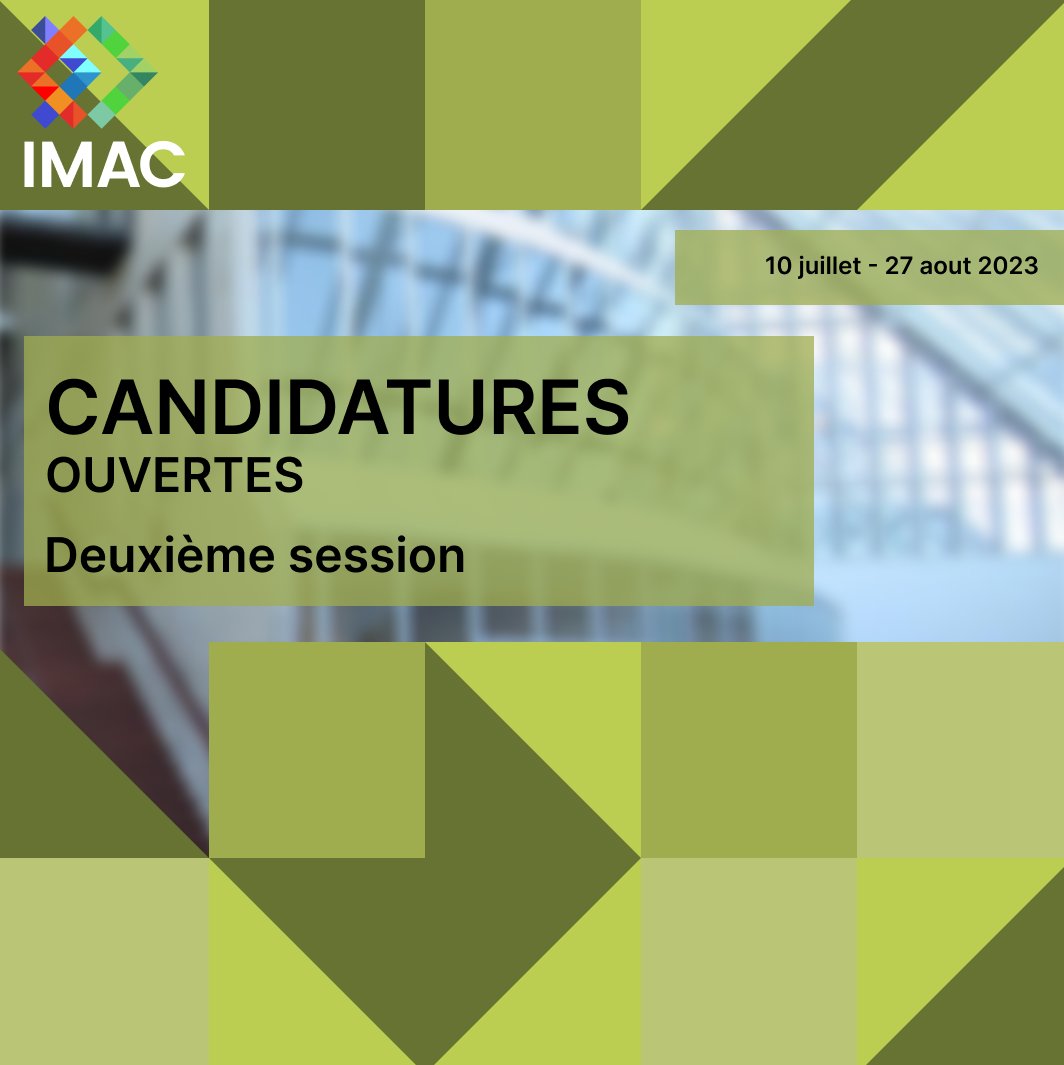 🚀 Ne manquez pas cette opportunité ! La deuxième session de candidatures pour l'IMAC est ouverte ! 🎉

Postulez dès maintenant via le lien en bio. 💻

<a href="/Esipe_uge/">ESIPE</a> <a href="/ESIEEPARIS/">ESIEE PARIS</a> #IngénieurCréatif #ArtScience #Formation #Ingénieur #ChampsSurMarne #Paris