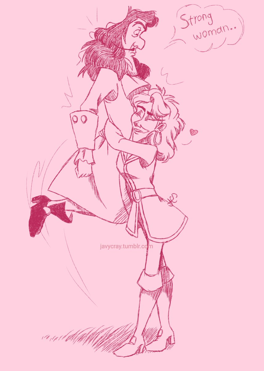 Niko65454's tweet photo. Jessica is the WOMAN to follow by example 
#CaptainHook #RedJessica 
#art 
#Jakeandtheneverlandpirates https://t.co/dhGvd9u3kl