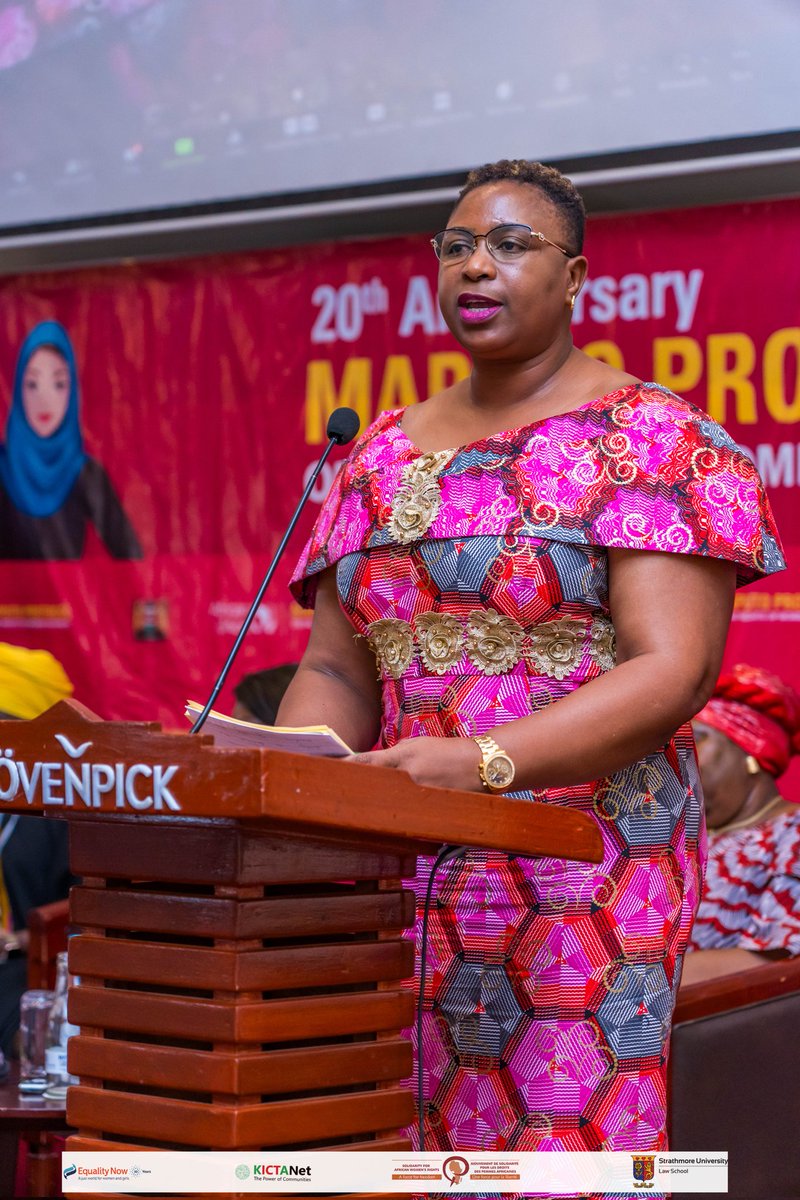 "As we sit here today, 80% (44 out of 55) of the African Member States have ratified the Maputo Protocol, symbolizing the willingness of African leaders to protect, promote, and fulfil women’s rights on the continent," - <a href="/CSAishaJumwa/">Aisha Jumwa Katana, E.G.H</a> 
<a href="/PSYGKenya/">Public Service and Human Capital Development</a> 
@PSNduva 
#MaputoAt20