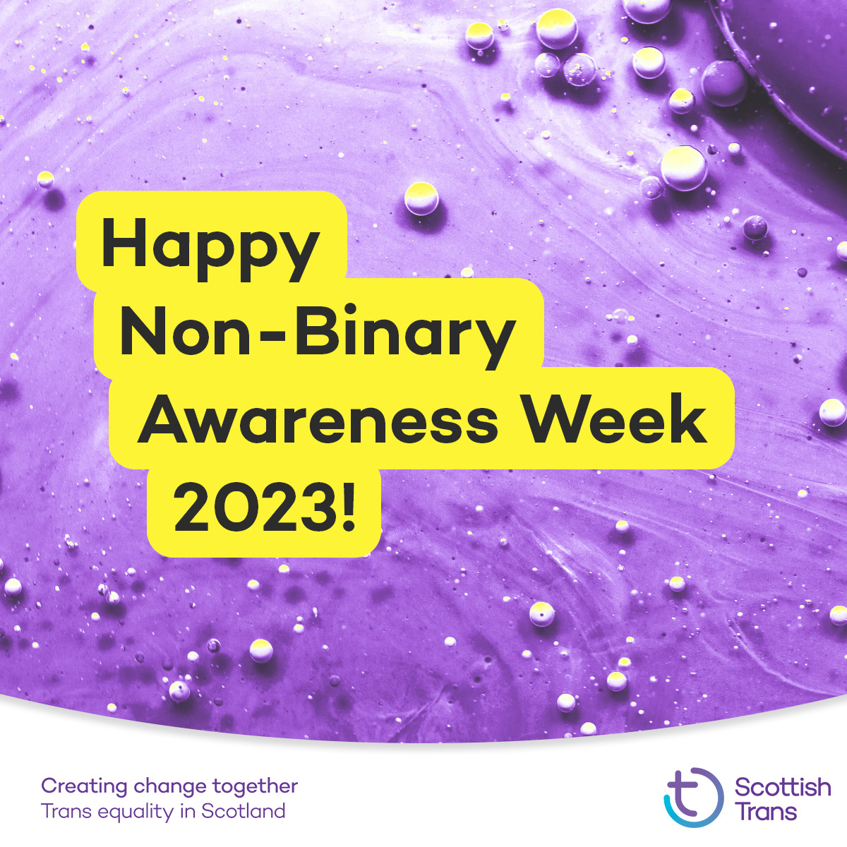 Happy Non-binary Awareness Week!

To mark this week, we’ve put together a short article with 3 key things to know about non-binary people, which you can find on our website here: scottishtrans.org/happy-non-bina…

#NonbinaryAwarenessWeek