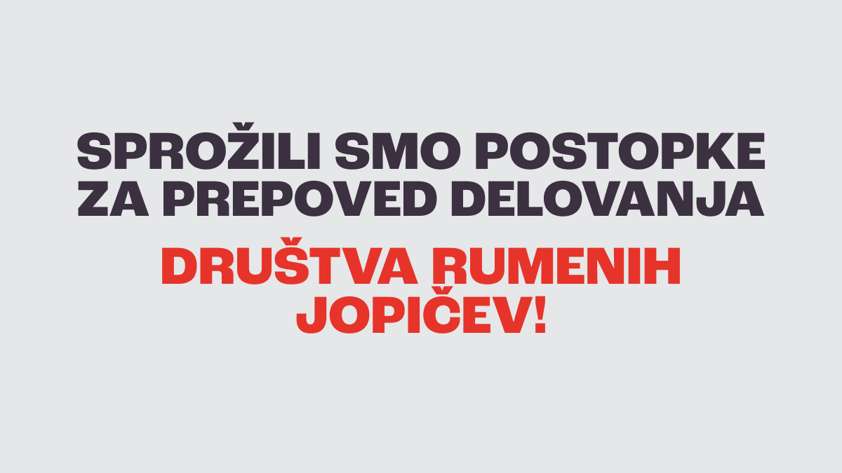 strankalevica's tweet photo. Po številnih incidentih na nedavni paradi ponosa v Ljubljani, pri katerih so igrali rumeni jopiči aktivno vlogo, smo se odločili, da @mk_gov_si sproži postopke za sodno prepoved delovanja društva rumenih jopičev - Društva za promocijo tradicionalnih vrednot. https://t.co/CA2WbWGOTN