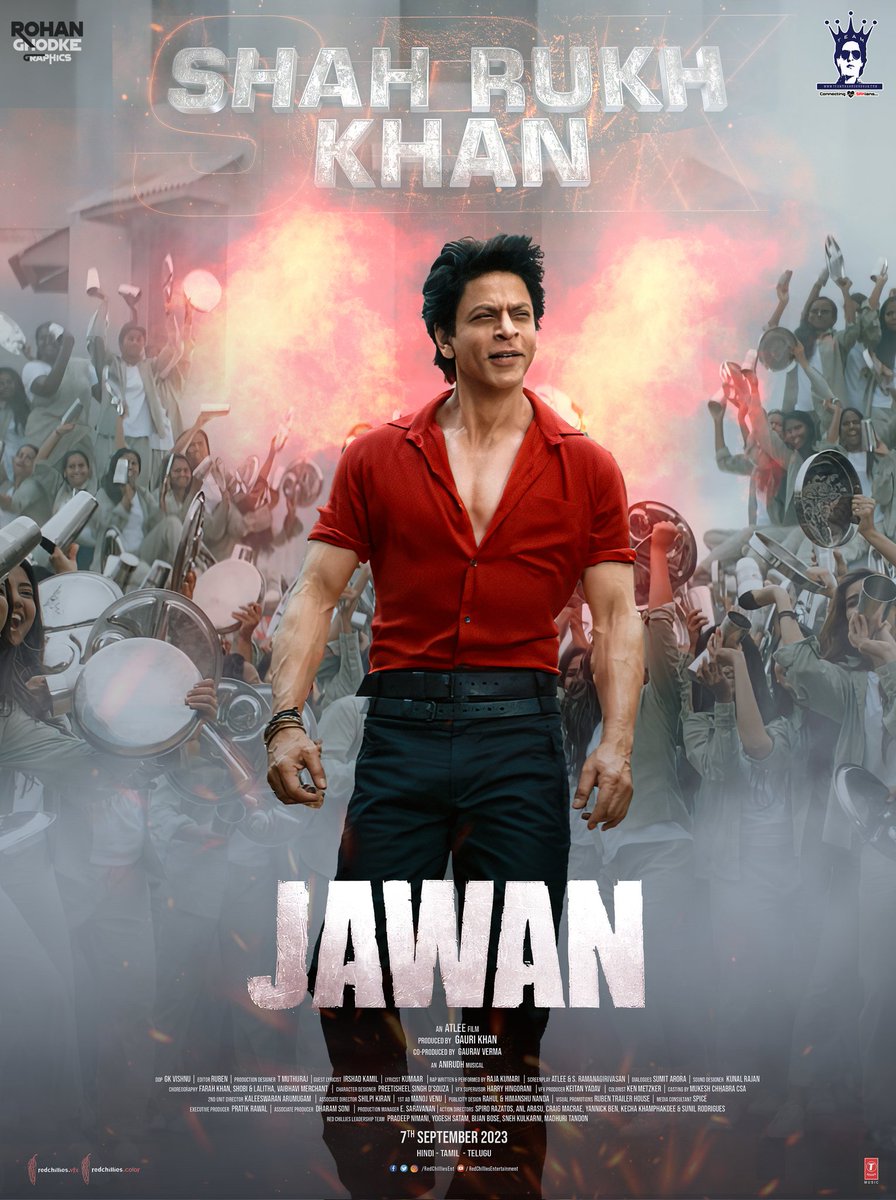 megopichand's tweet photo. Totally stunned by #JawanPrevue 🔥🔥

@iamsrk🔥
@Atlee_dir mass unlimited 🔥@anirudhofficial Did fantastic job 💥🙌

Spectacular visuals by @dop_gkvishnu brother 😍👌👌
Can't wait to watch on big screen !
#GauriKhan @RedChilliesEnt https://t.co/NFwvvRHH6O