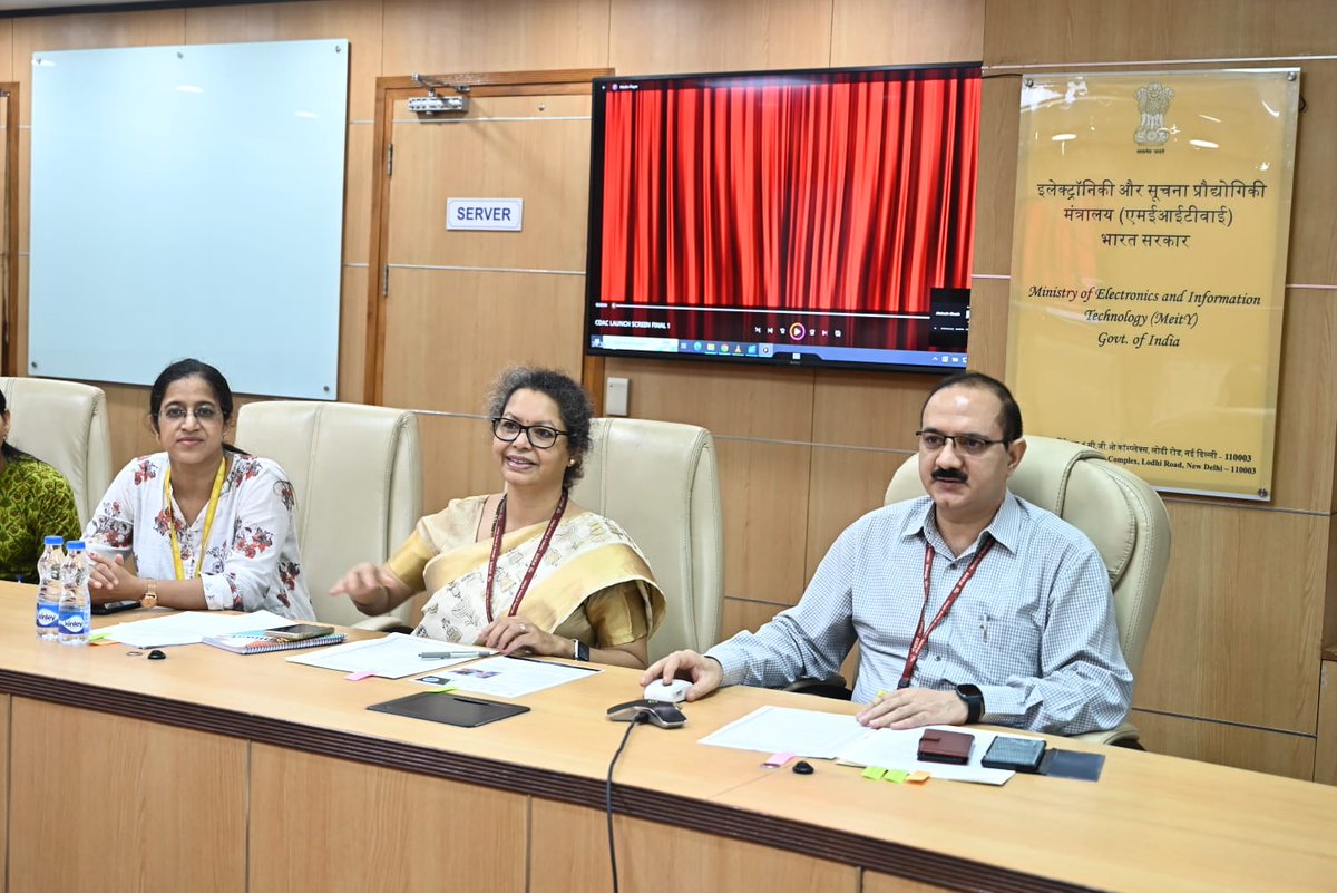 _DigitalIndia's tweet image. Launch of #MachineIntelligence based #eQuality detection system for #pulses by Shri Bhuvnesh Kumar, Addl Secy, @GoI_MeitY. 

Grain-Ex is for #eNAM markets and has been jointly developed by @cdacindia, Kolkata &amp;amp; @icarindia.

#AatmanirbharBharat @MSH_MeitY @AgriGoI