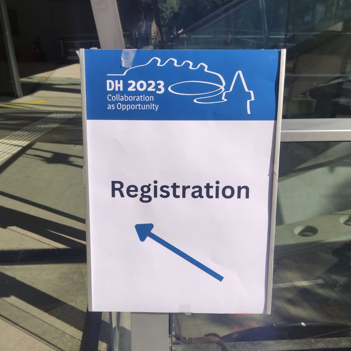 AtClariah's tweet photo. The DH world is gathering this week in Graz for #DH2023: 
this first day is dedicated to #DigitalHumanities workshops.
here are some first impressions of @DH2023Graz https://t.co/TUTinrcFsk
