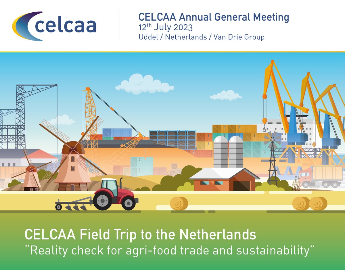 #Reality #check for #agri #food #trade and #sustainability - For this years @CELCAA AGM we are doing something exceptional - we are going on a field trip to Uddel/Netherlands to take stock on agri-food realities in the current policy context of #GreenDeal. celcaa.eu/celcaa-events/