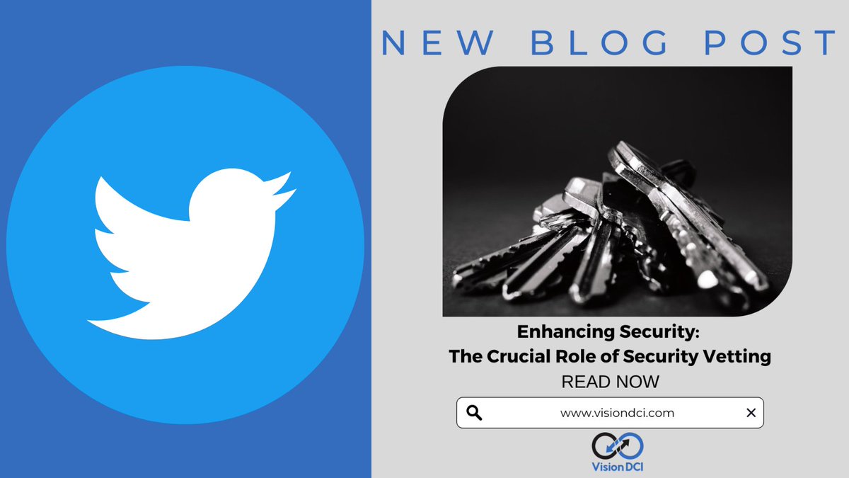 Check out our latest blog post!

Subscribe Now: visiondci.com/enhancing-secu…

#VisionDCI #blog #blogposts #onlinelearning #education #training #intelligence #security #EnhancingSecurity #SecurityVetting #Vetting #EnhancingSecurityTheCrucialRoleOfSecurityVetting #elearning