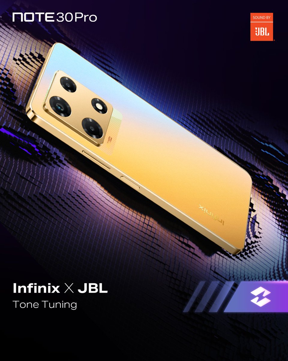 Enjoy the 3d sooth of the most tantalizing JBL speakers in InfinixNote30Pro#InfinixNote30Ke
#TenjeNiInfinix