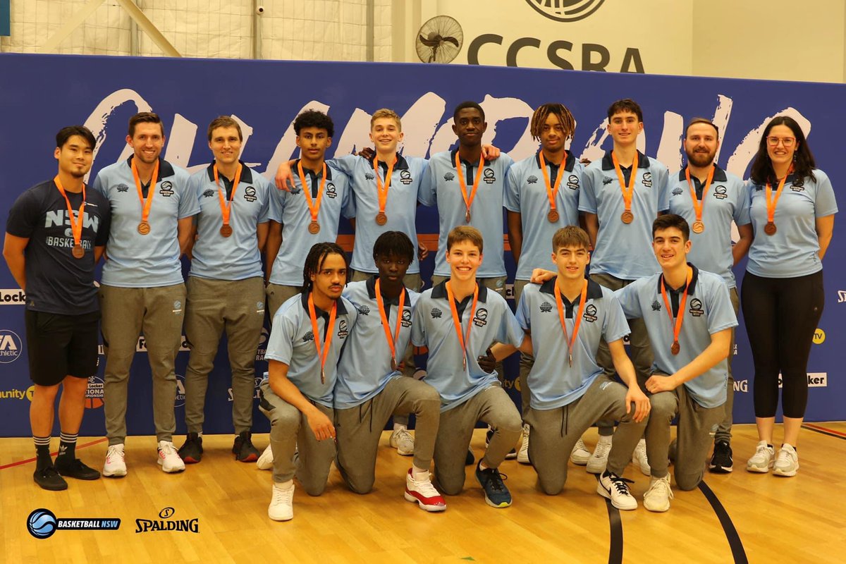 Congrats to the @BasketballNSW under 16 boys Metro team for claiming the @BasketballAus bronze medal - defeating Western Australia Metro 90-71 in the third-place playoff 🥉

#WeAreNSW