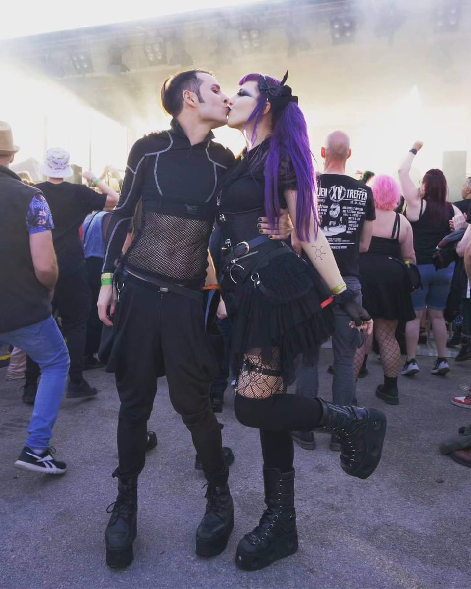 GRefurinn's tweet photo. On Saturday we celebrated our 2 years anniversary 🖤 I love this human creature way too much! https://t.co/IoWneEjc2H