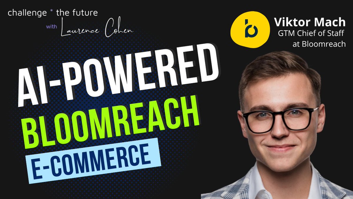 🎧 Join us for an exciting podcast episode with Viktor Mach, GTM Chief of Staff at @bloomreach_tm Discover the secrets behind e-commerce success and the future of personalized shopping experiences. Tune in now! youtu.be/t2JryXABKXw #Podcast #Ecommerce #Innovation #ai