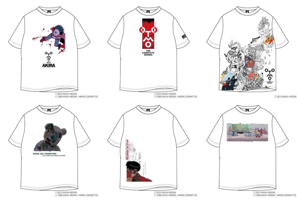 AKIRA セル画展tシャツ