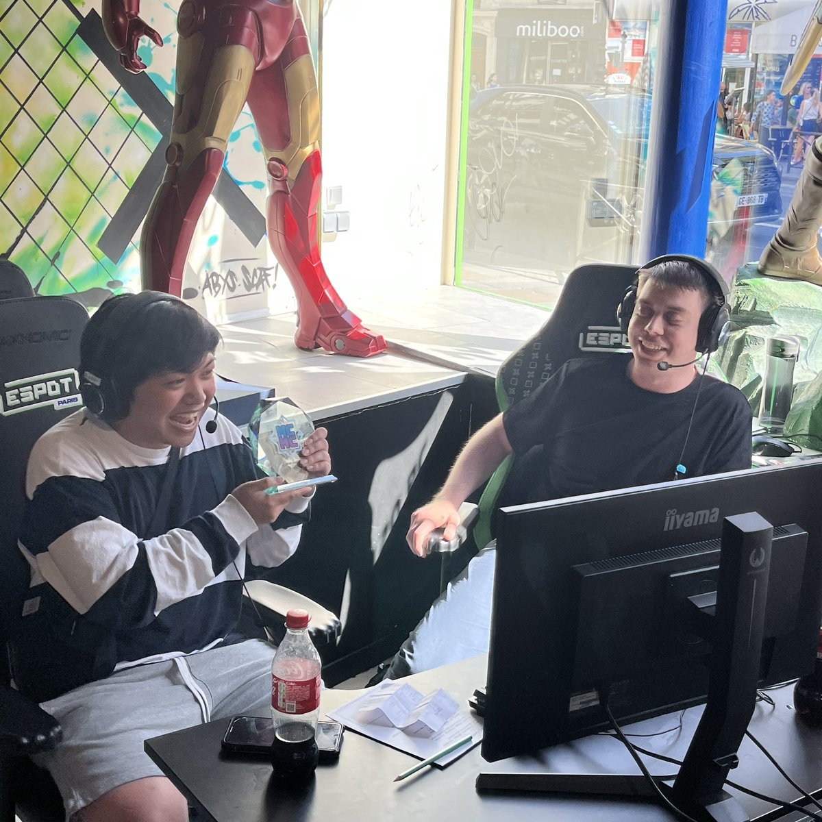 espotparis's tweet photo. CONGRATS @TapLHarV FOR THE @Mcmc2023 WIN 🔥🏆

Thanks to all the streamers @Blyde_ @Yahiamice @NiceTwice_ @Greninja @IlluminaHD @FulhamYT &amp; @thecamo6 💙 IT WAS INSAAAAANE https://t.co/1gmHEZzWB3