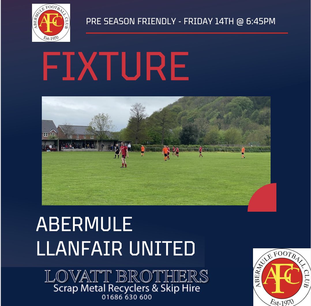 Pre season kicks off with a friendly against <a href="/LlanfairUtdFC/">Llanfair United FC</a> on Friday night 

#MAGA