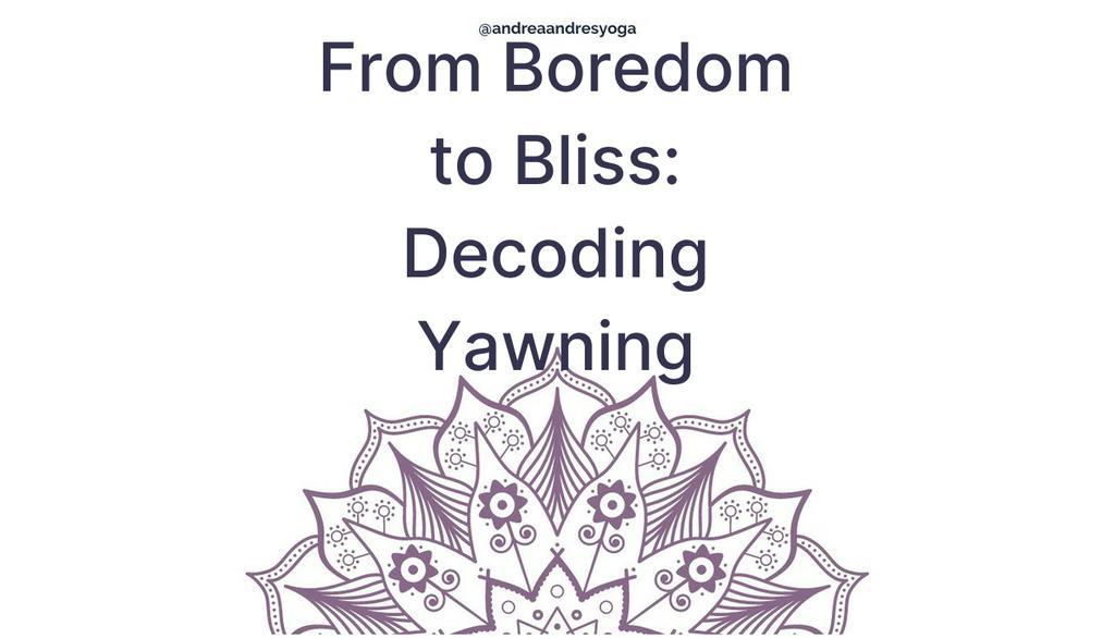 BreatheInChill's tweet photo. Is yawning a sign of boredom or a path to blissful meditation? Find out the truth behind this phenomenon

Read more 👉 https://t.co/pPMq55YbN2

#meditation #DailyMeditationPractice #yawn #meditationishard #meditationisnteasy #MeditationPractice https://t.co/0qVTeSSqKU
