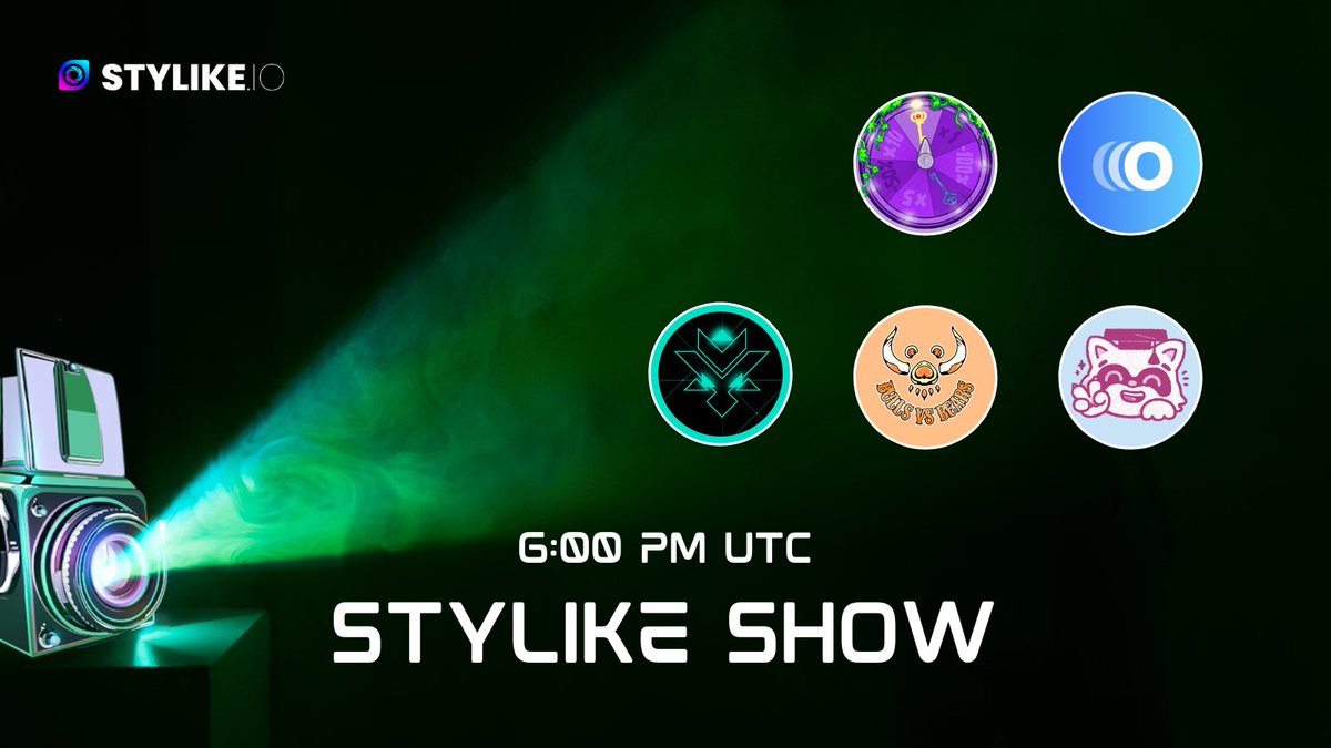 Stylike.io (@stylike_io) on Twitter photo The Stylike Show Ep. 1 🔥
At 6:00 PM UTC
Special Guests:
<a href="/MawAcademia/">Maw Academia</a>
<a href="/KirinLabs_NFT/">Kirin Labs</a>
@BullsvsBearsSOL
@OnelinkPass
<a href="/PandoriansNFT/">Pandorians</a>
x.com/i/spaces/1dRKZ… The Stylike Show Ep. 1 🔥
At 6:00 PM UTC
Special Guests:
<a href="/MawAcademia/">Maw Academia</a>
<a href="/KirinLabs_NFT/">Kirin Labs</a>
@BullsvsBearsSOL
@OnelinkPass
<a href="/PandoriansNFT/">Pandorians</a>
x.com/i/spaces/1dRKZ…