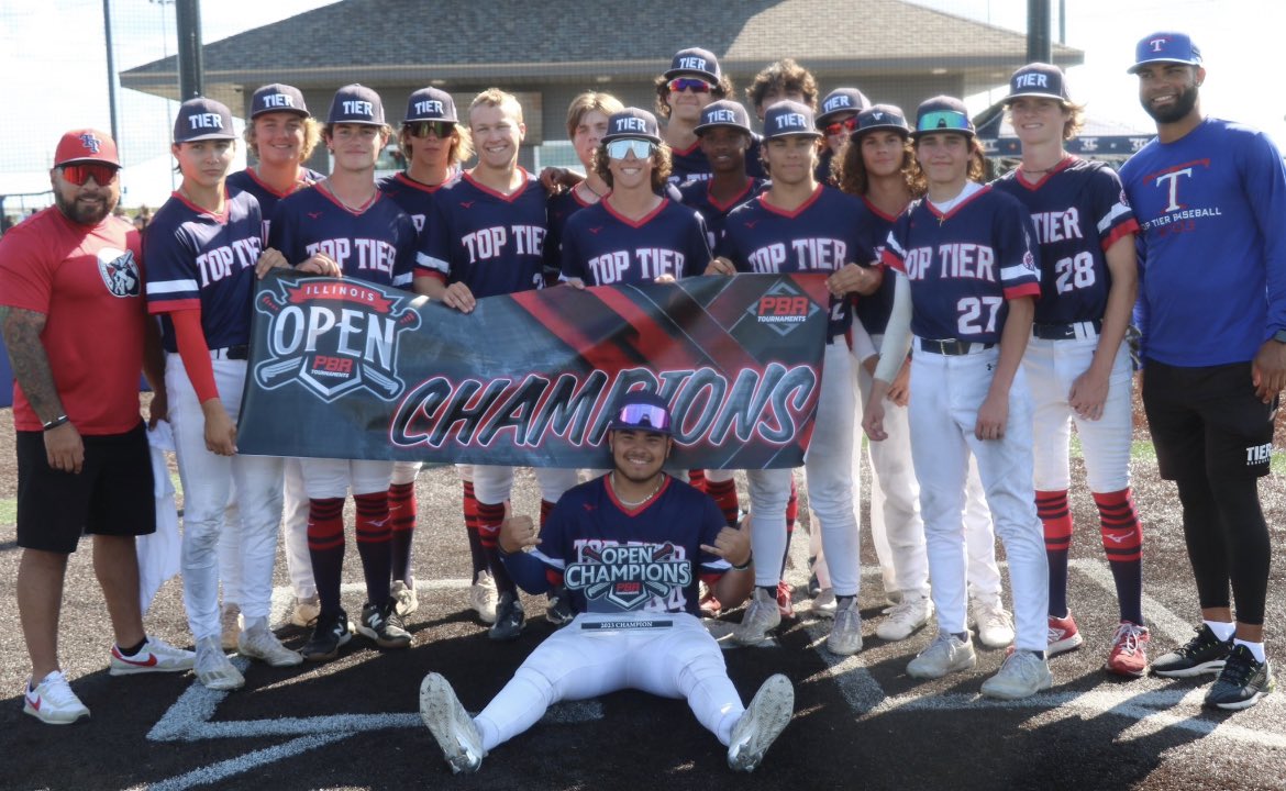 JakeTrezise7's tweet photo. Went 6-0 and won 3 games to win out the PBRT Illinois Championship, great team effort with 40 hits in 3 games. Went 4-8 out last day @pistolplante @NickBridich @SethKenny @RyRit47 @ColeKirsch27 @TopTierBaseball @TopTier_HQ  @PBR_Uncommitted @LWEastBaseball https://t.co/gBBOp7ZpJb