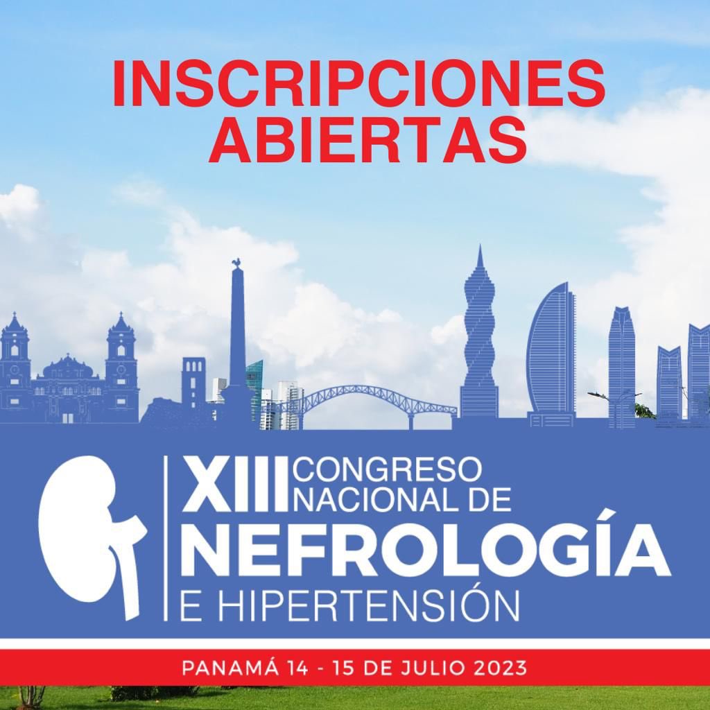 📣Inscripciones Abiertas 📣 

¡XIIl Congreso Nacional de Nefrología e Hipertensión!

Link de inscripción
 www5.shocklogic.com/sl/ed40df0

📍Sede en Hotel Marriott Panamá de Albrook

#nefro2023 #panama #nefrologia #hipertension #congreso #sede #hotelmarriot #nefrologos #savethedate