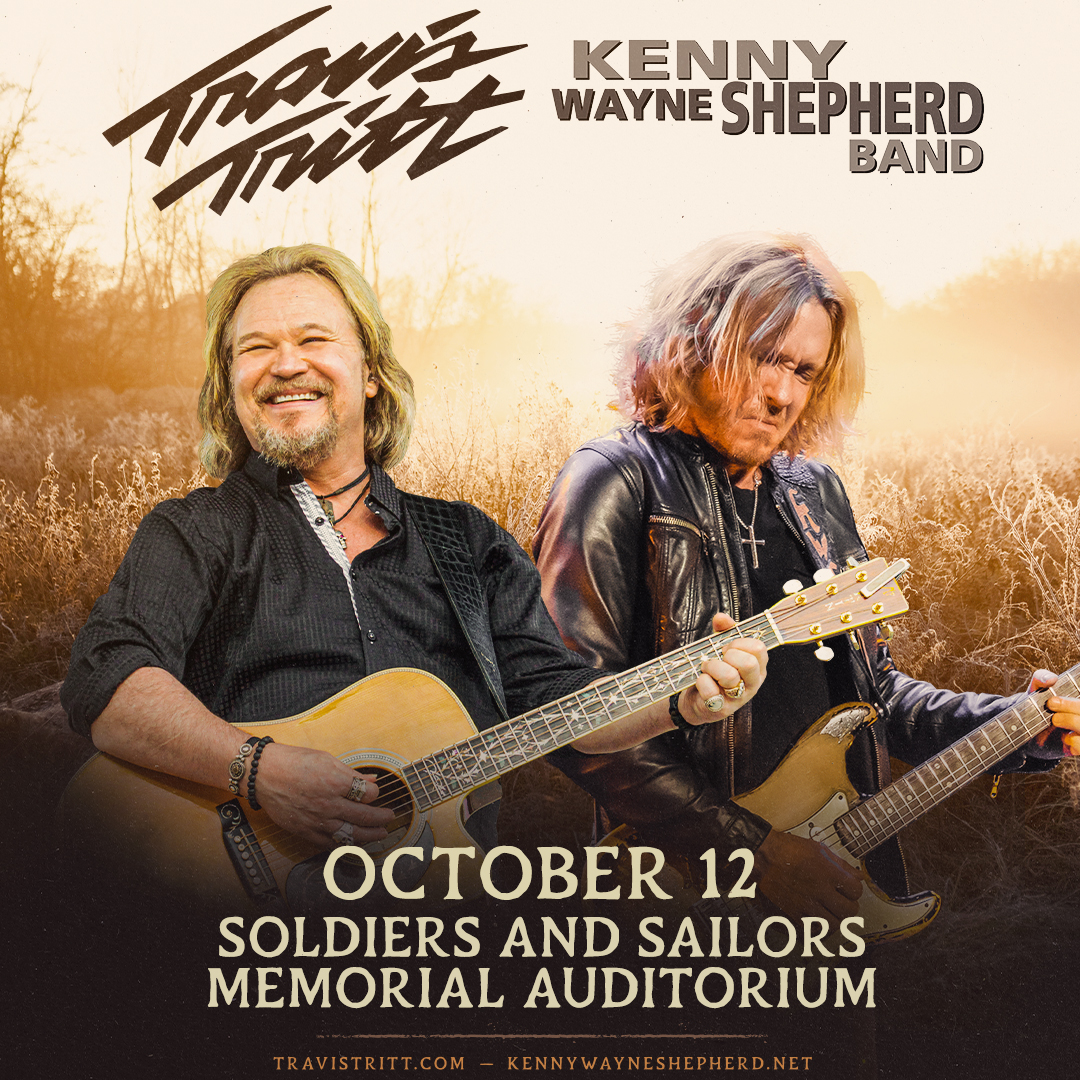 Get ready for a good one, Chattanooga! Travis Tritt &amp; Kenny Wayne Shepherd Band are headed to the Memorial Auditorium on October 12. Sure to be an unforgettable night - get tickets this Friday at noon!