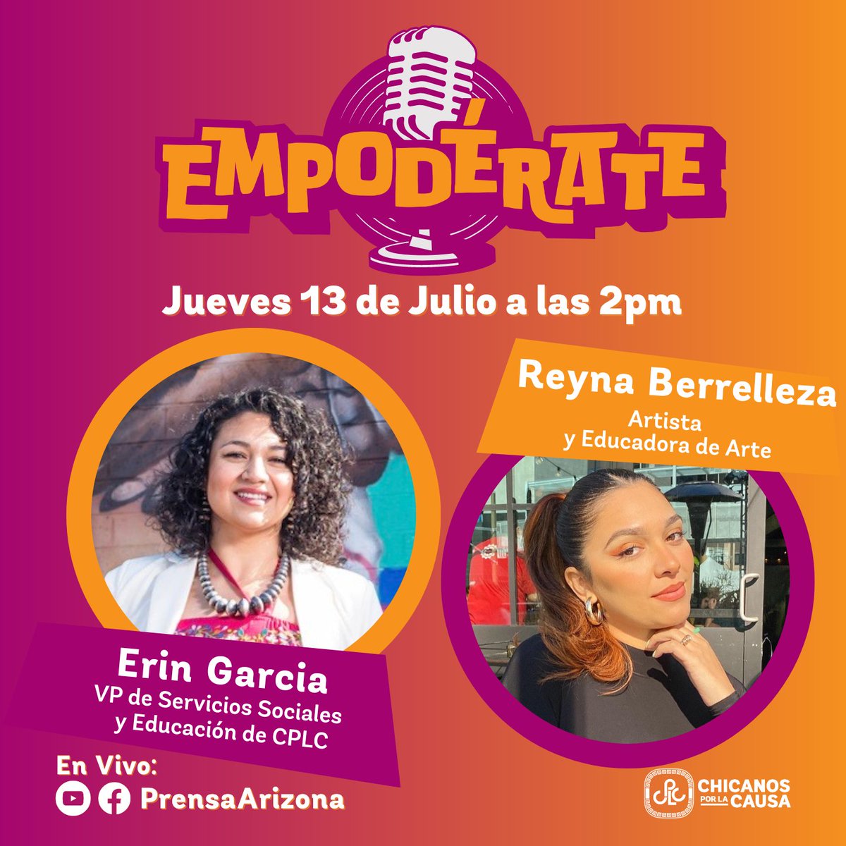 WeAreCPLC's tweet photo. What do 🤝 social services, 📚 education, and 🎨 art have in common?

You don’t want to miss this enriching, entertaining, and educational conversation with Erin and Reyna! https://t.co/Is1pieBJOF