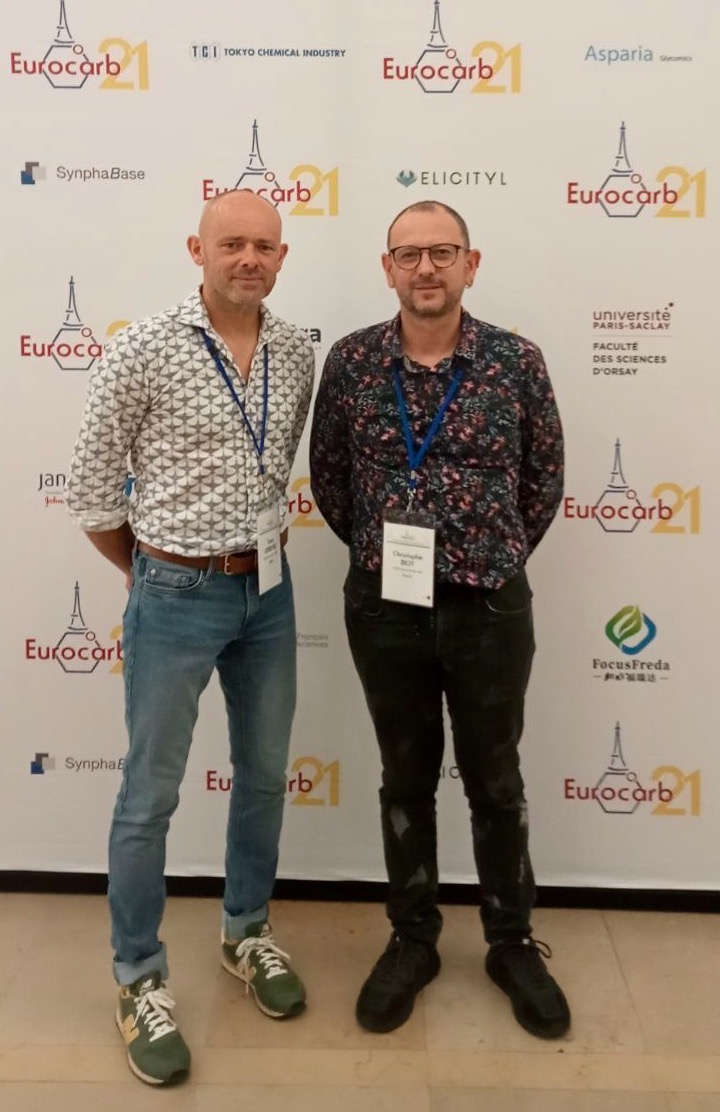 @EUROCARB21 For the first time at Eurocarb: the first Interdisciplinary Duo Communication took place this morning! “Glow in the dark” #Eurocarb21
