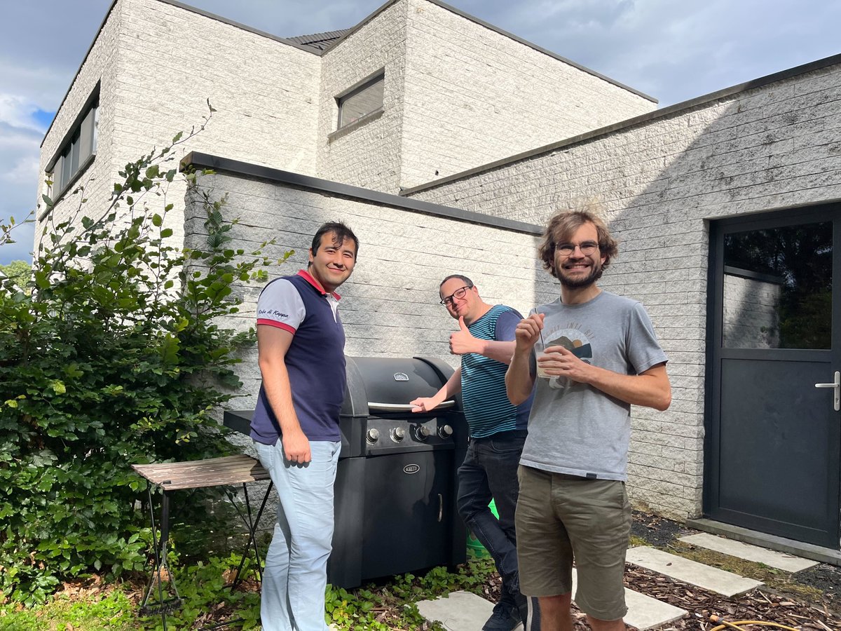 NetworkedSystem's tweet image. Some pictures from our last management meeting, followed by the barbecue after that 🍖🔥🥩