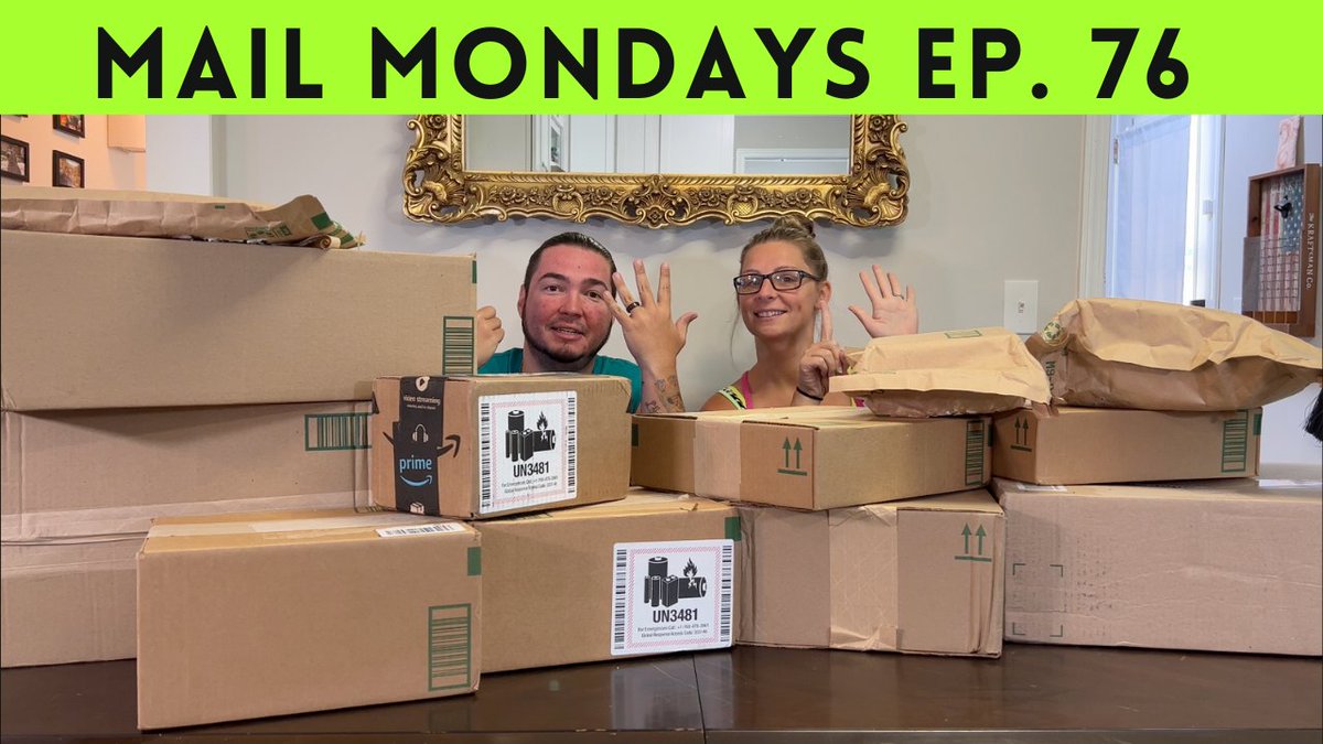 bigcvlogs's tweet image. Today is #MailMondays Episode 76!
From a new #3DCamera to a Triple Monitor setup for your #laptop and outdoor #LED Light Strips.
Check out the latest items to arrive that are coming soon to our YouTube channel.
youtu.be/e7YaPNCfSoI
#MailMonday #MailTime #YouTuberMail