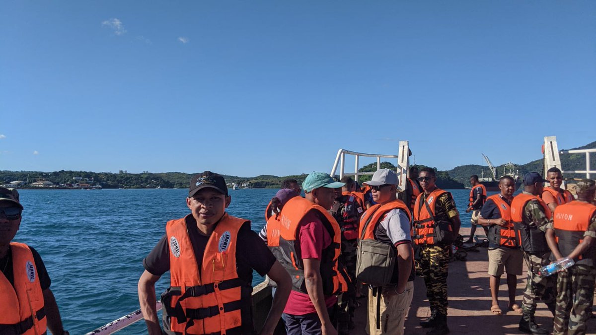 UNODC_BMB's tweet photo. #HappeningNow! Aujourd'hui @UNODC_MCP organise pour la première fois une évaluation de la #sécurité au bord de l'eau dans le port de #NosyBe, Madagascar    financé par @EU_Partnerships dans le cadre du programme @portsec_ESAIO https://t.co/UKVUgNhha7